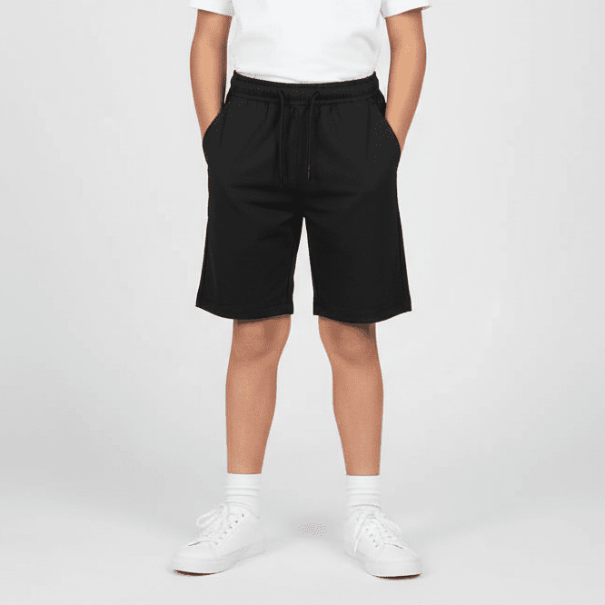 Junior Cotton Twill Mid Rise Comfort Fit Elastic Waist Shorts - Giordano Online