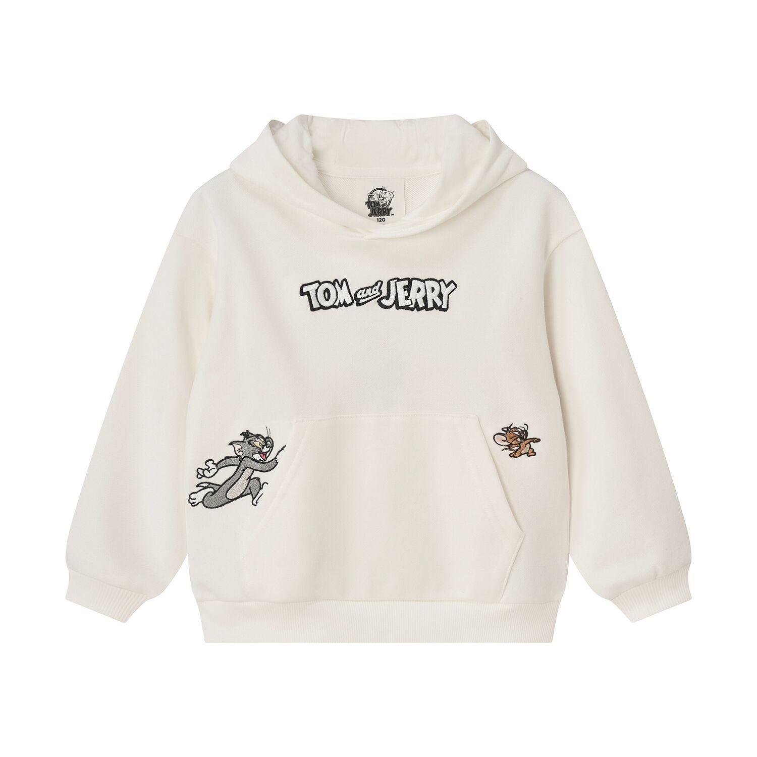Junior French Terry Crew Neck Relaxed Sweatshirt – Tom & Jerry - White - Giordano