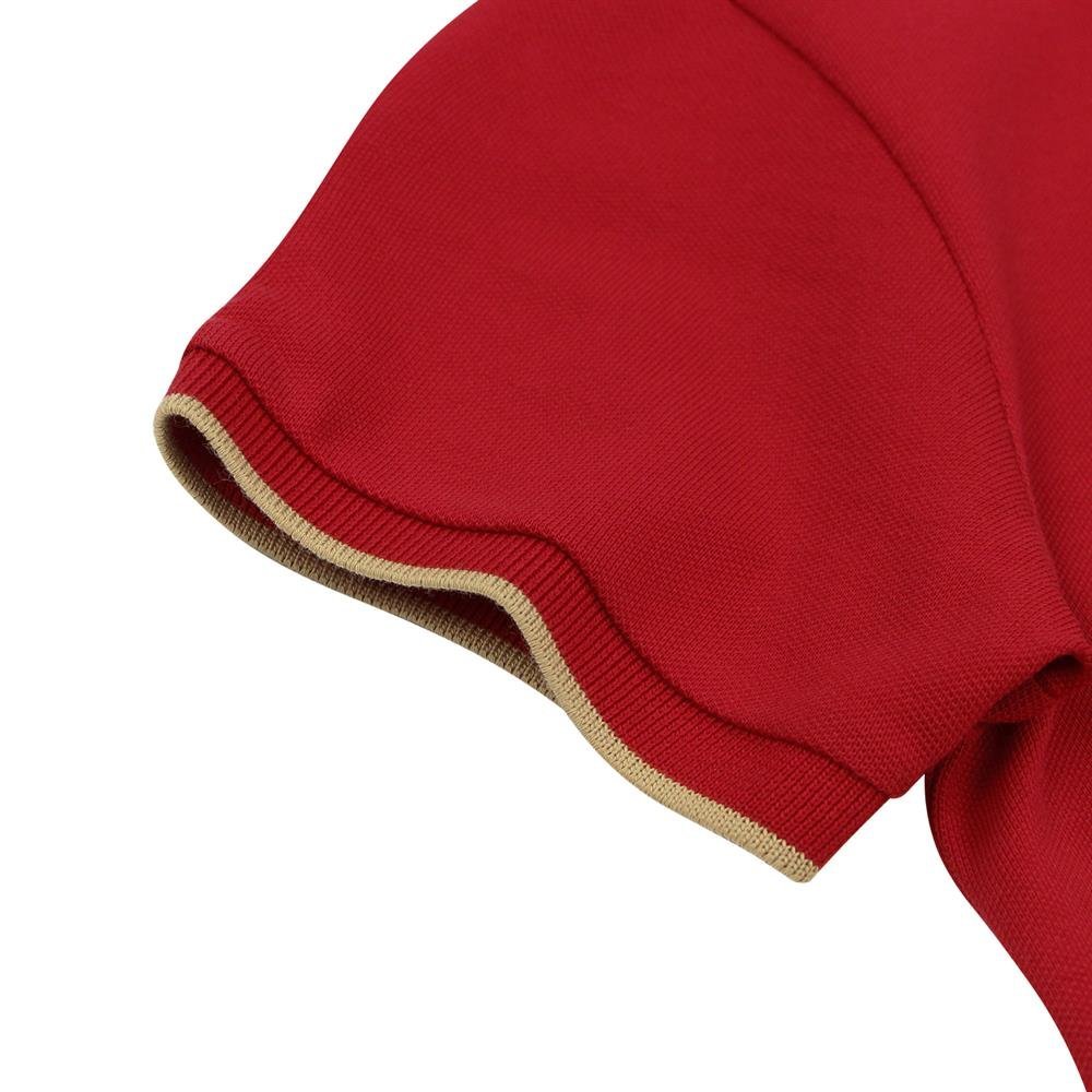 Junior Pique Woven Collar Short Sleeve Slim Fit - Giordano Online