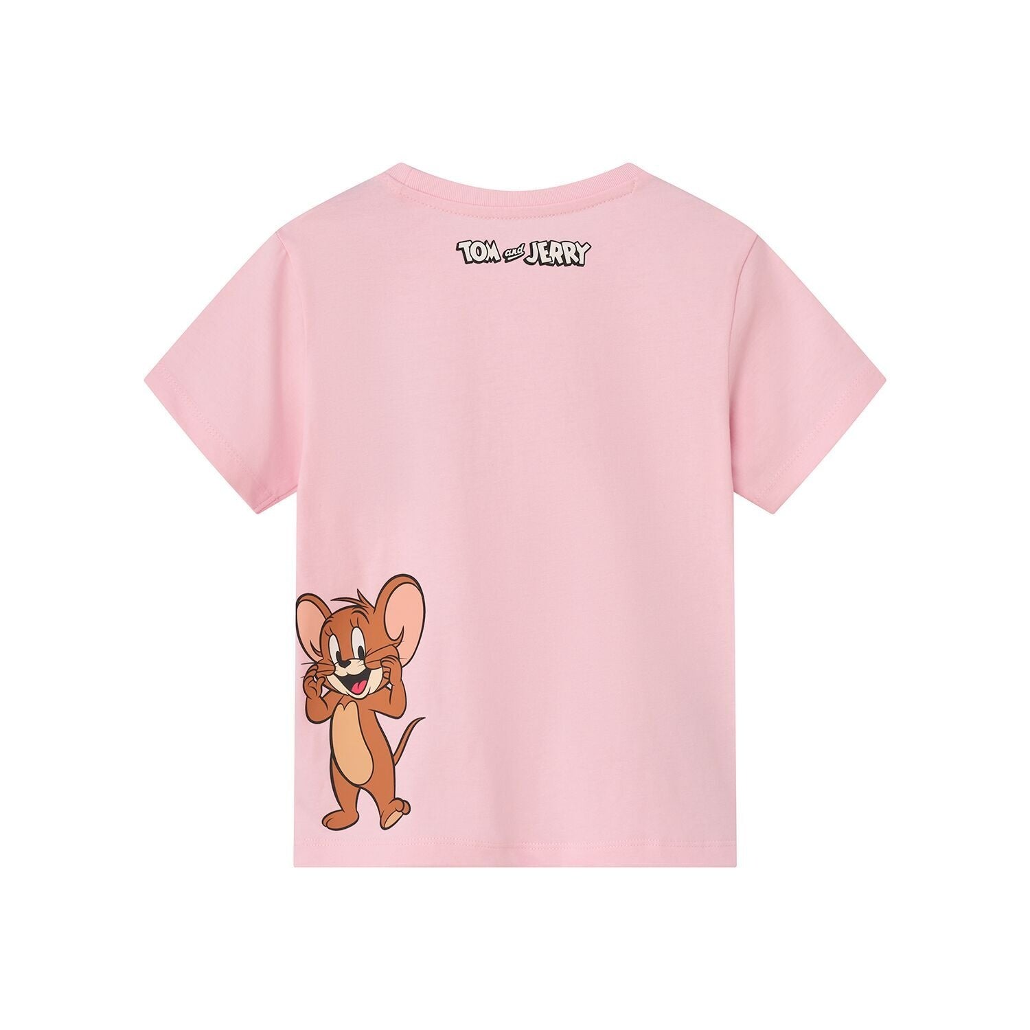 Junior Regular Fit Cotton Print Tee - Tom & Jerry - Pink - Giordano
