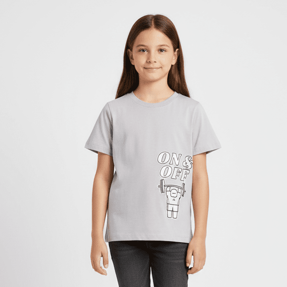 Junior Regular Fit Graphic Print Tee - Giordano Online