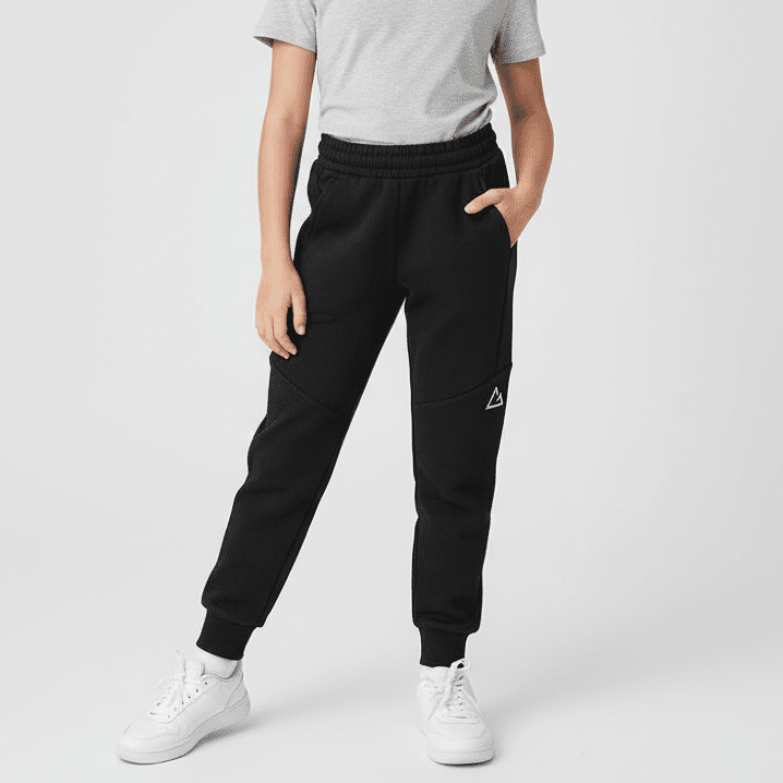 Junior Regular Taper Elastic Joggers - Giordano Online