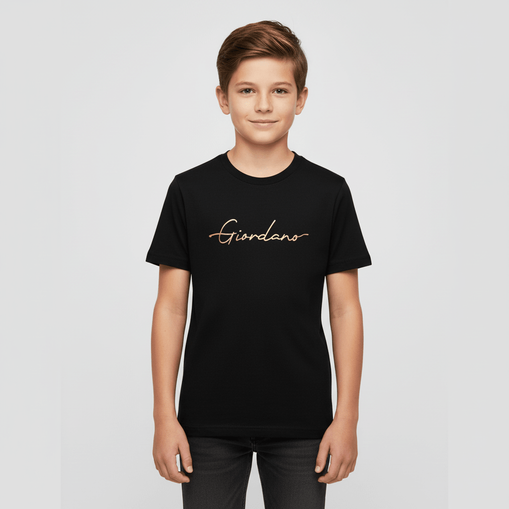 Junior Signature Print Tee - Giordano Online