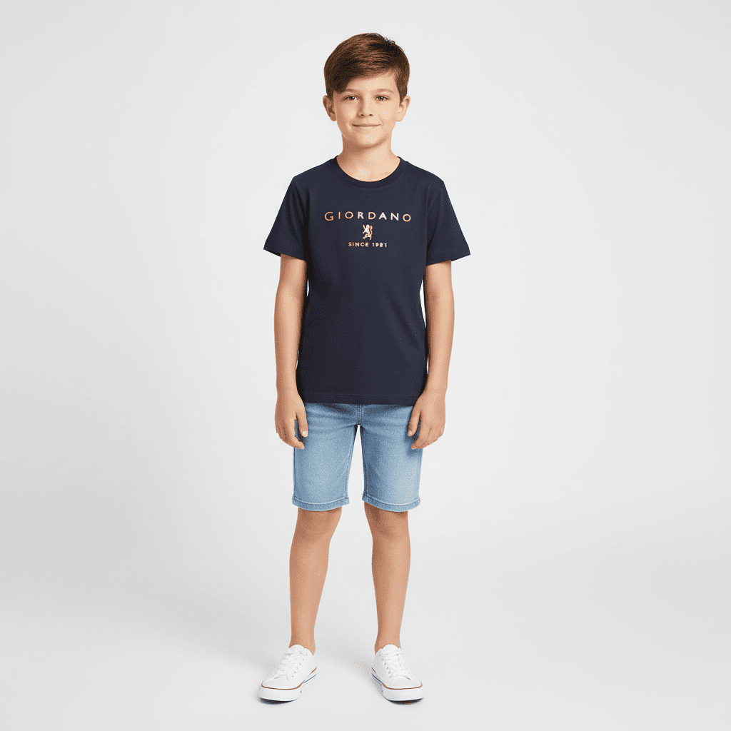 Junior Signature Print Tee - Giordano Online