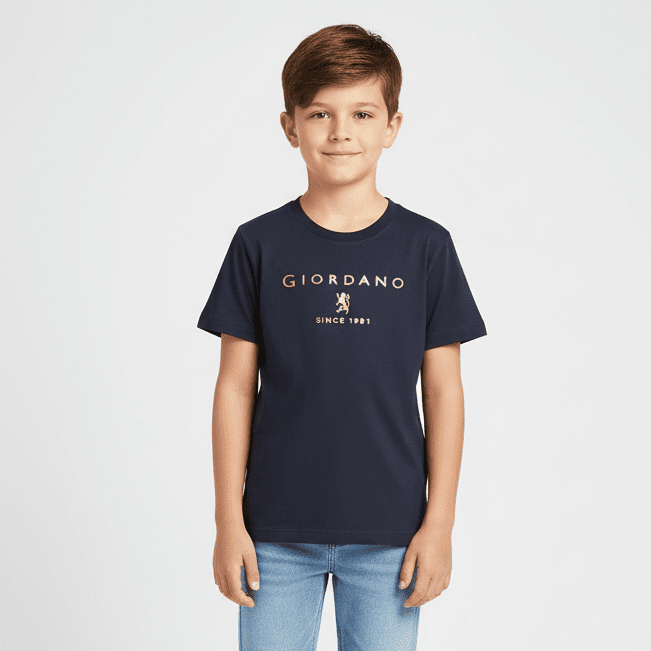 Junior Signature Print Tee - Giordano Online