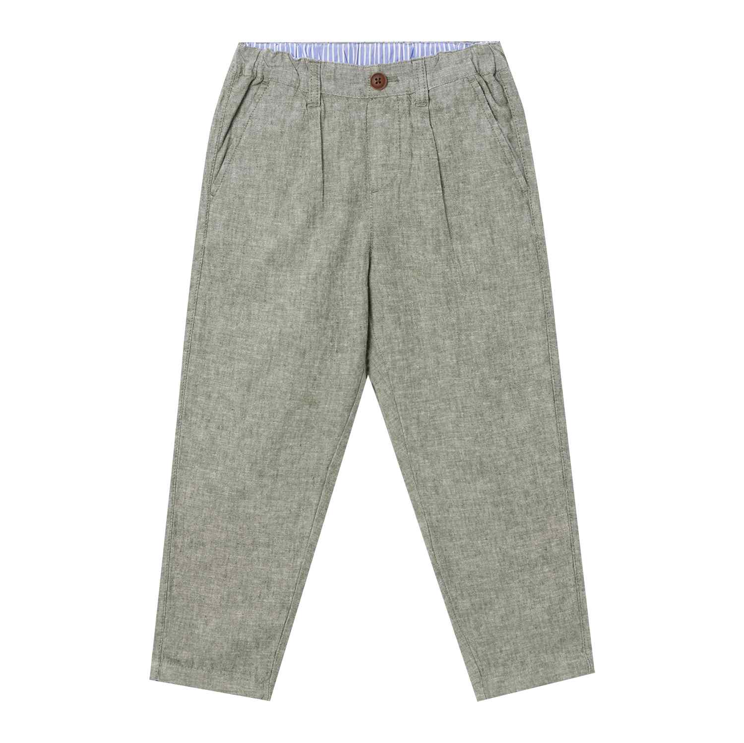 Junior Twill Mid - Rise Regular Tapered Elastic Waist - Giordano