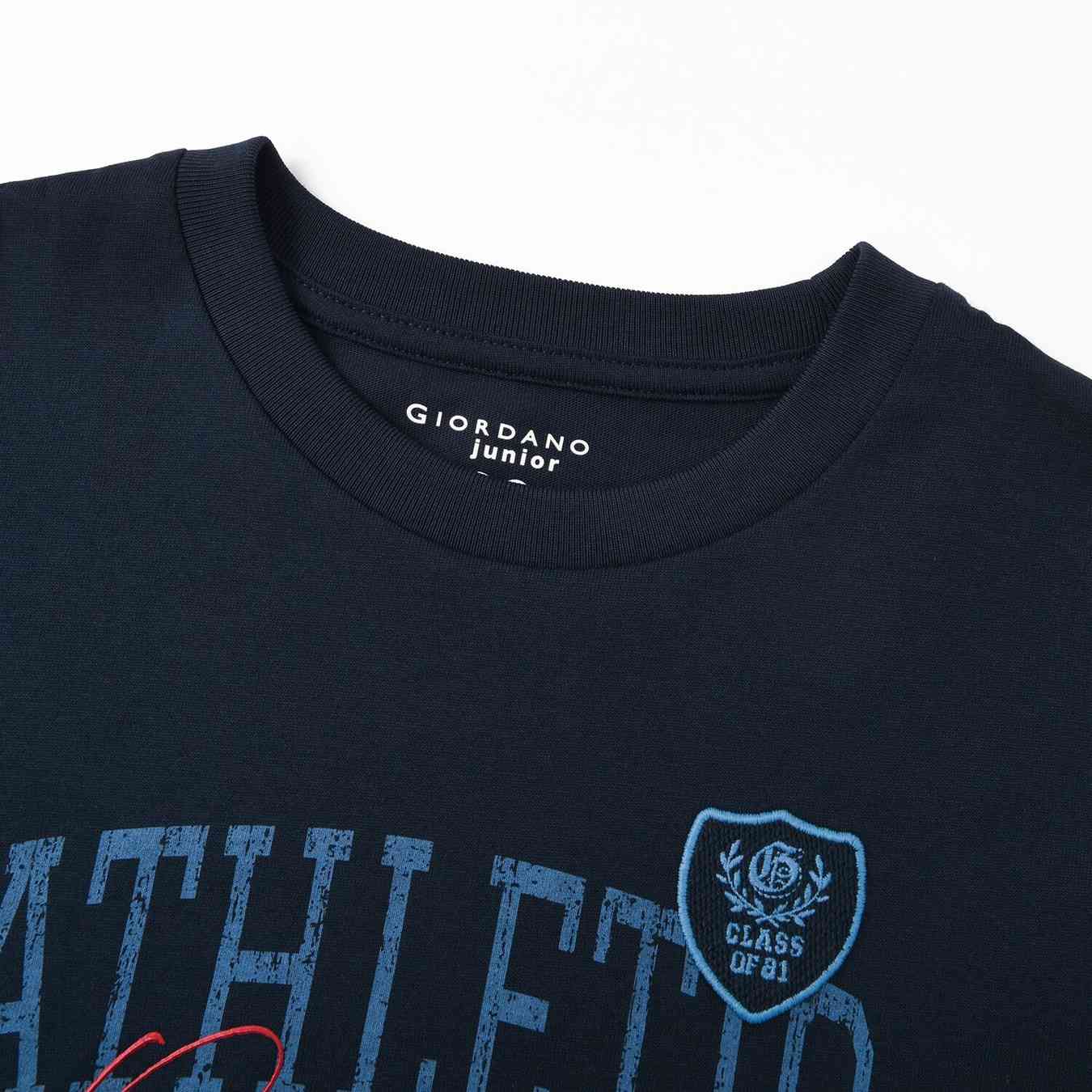 Junior's Comfort Fit Print Cotton Jersey Tee - Giordano