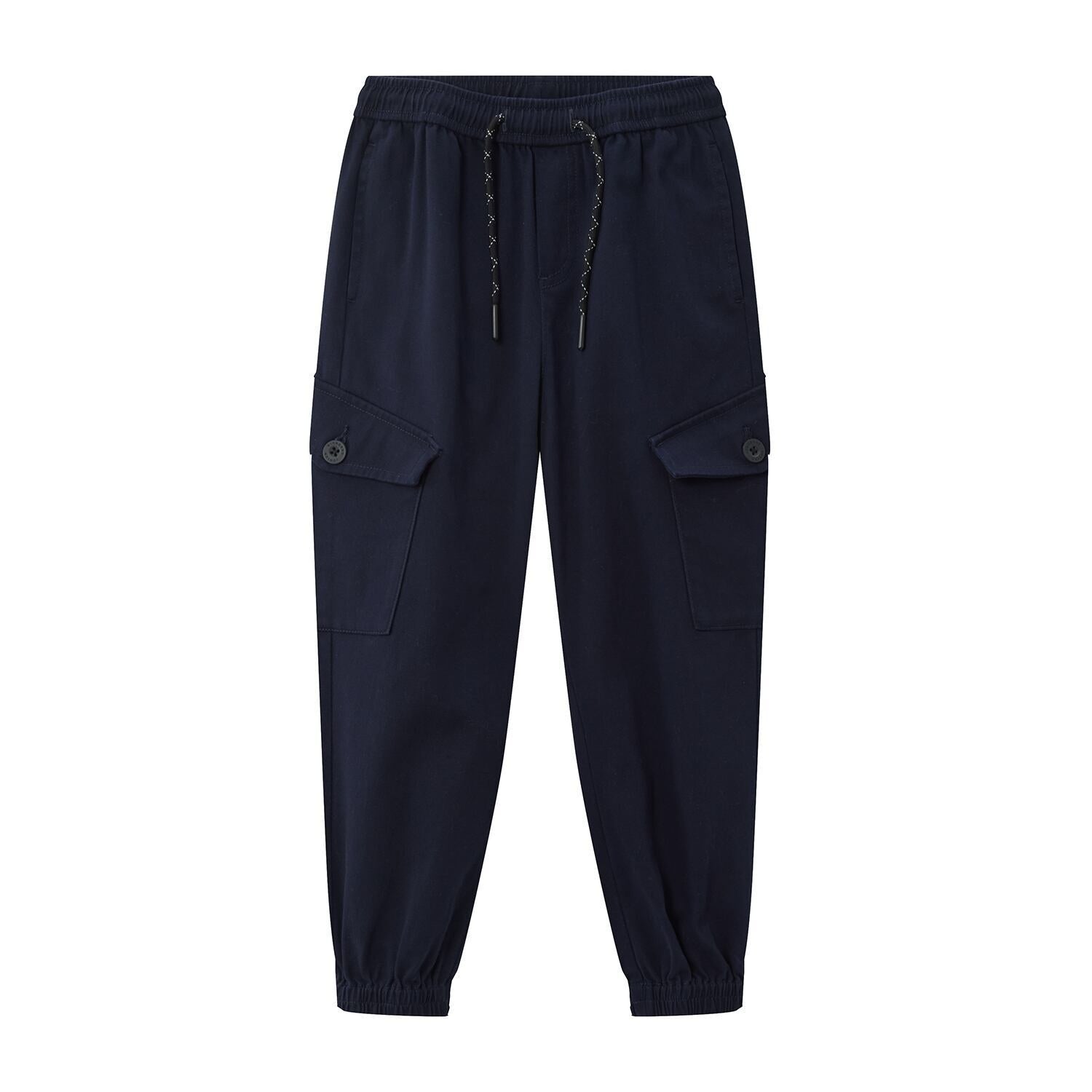 Junior's Comfort Fit Stretch Twill Cargo Joggers - Giordano