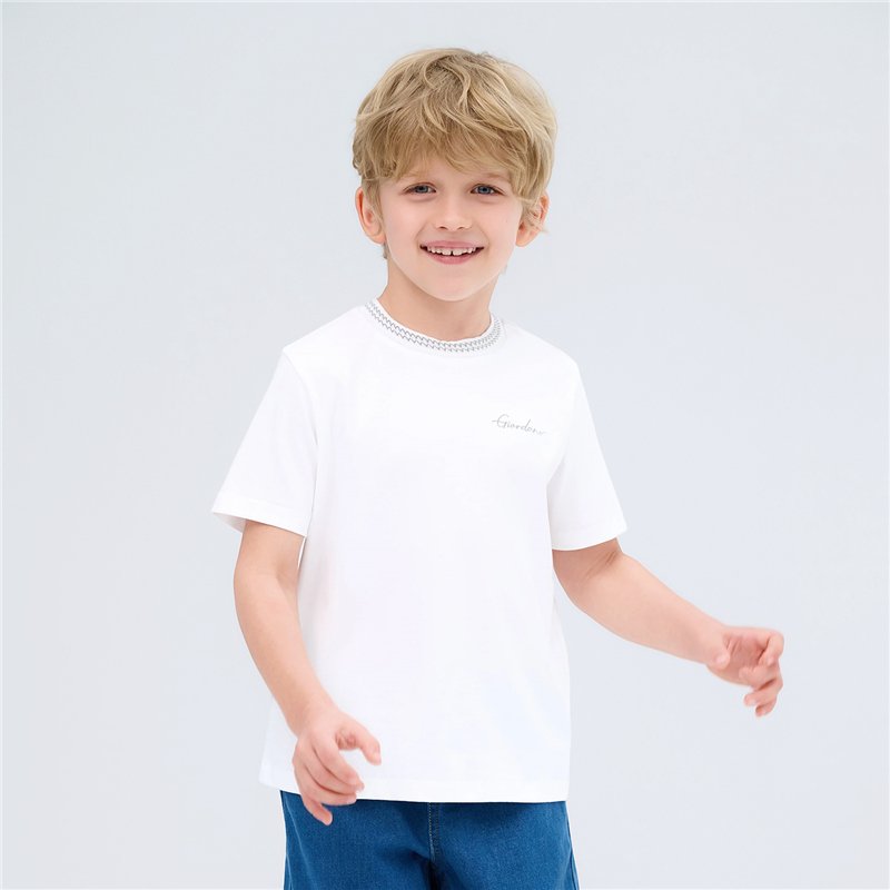 Junior's Cotton Interlock Crew Neck Tee - Giordano Online