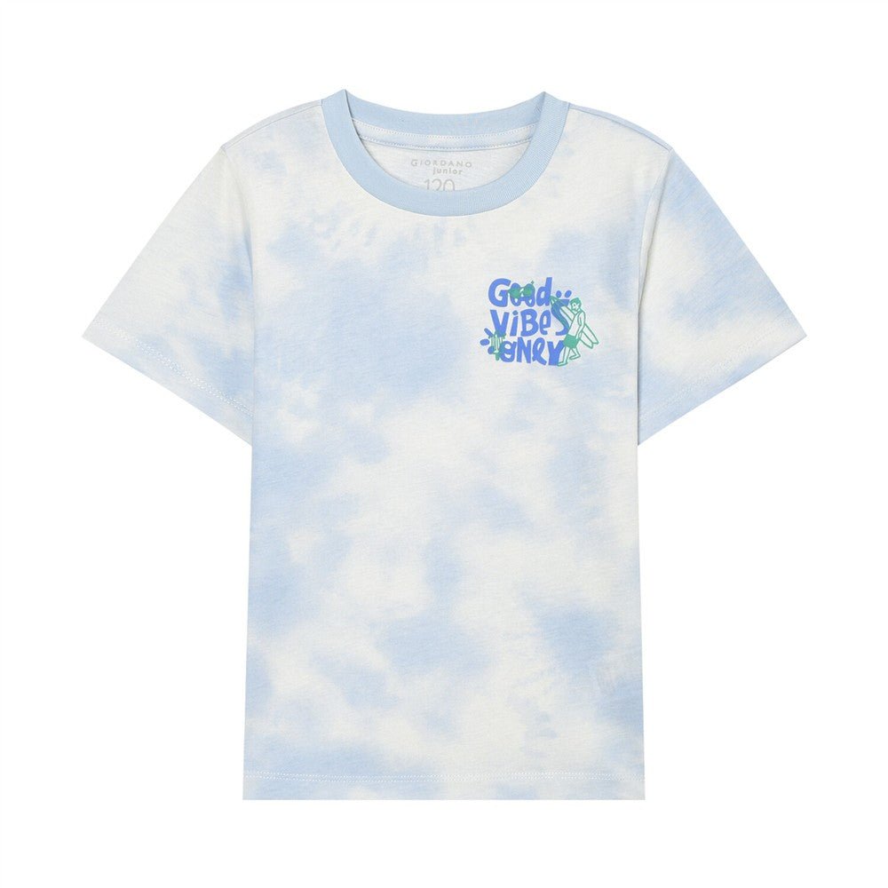 Junior's Cotton Jersey Crew Neck Print Tee - Giordano