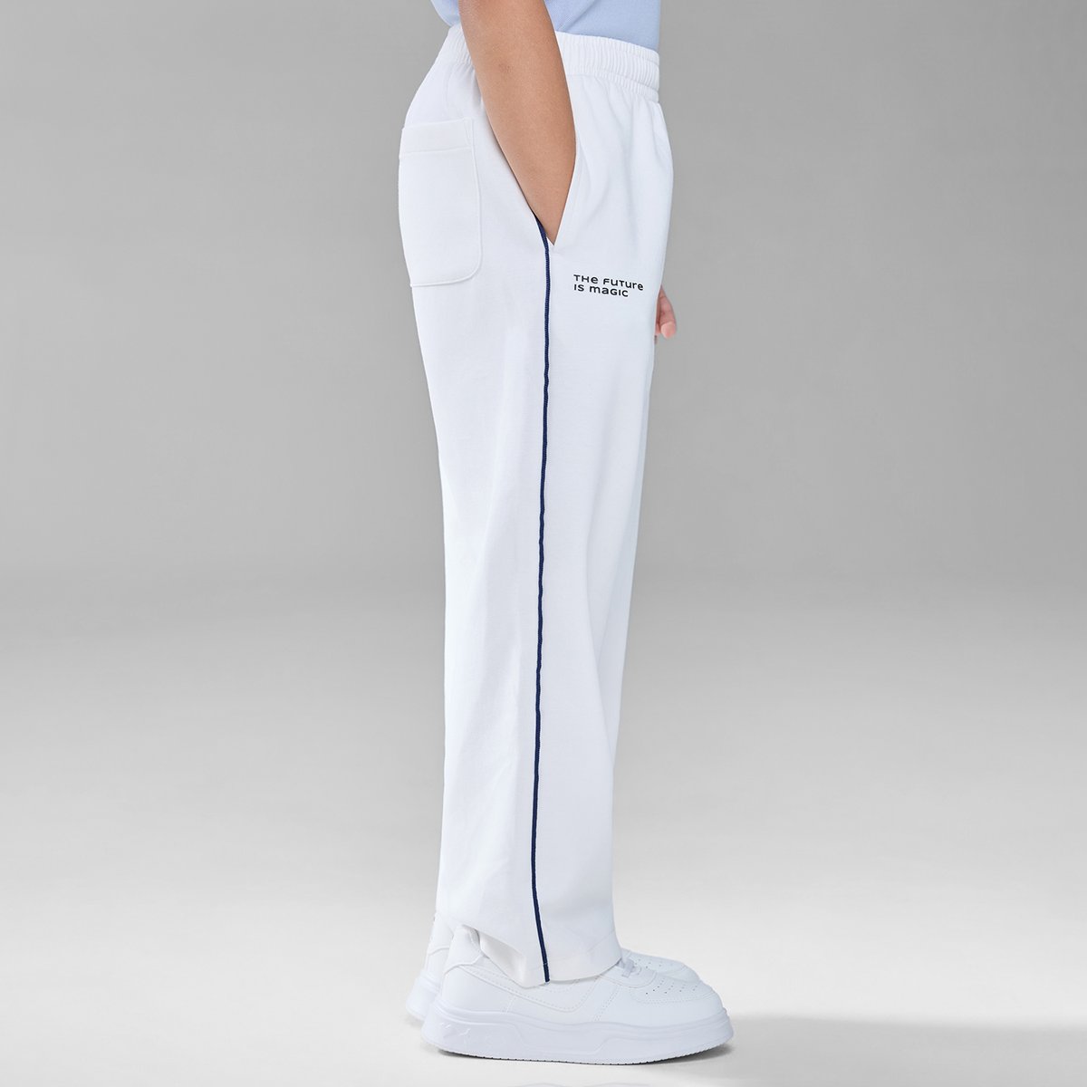 Junior's Interlock Relaxed Straight Sweat Pants - Giordano Online