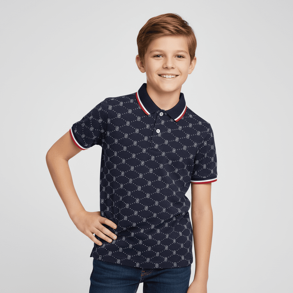 Junior's Slim Fit Preppy Pique Polo - Giordano Online