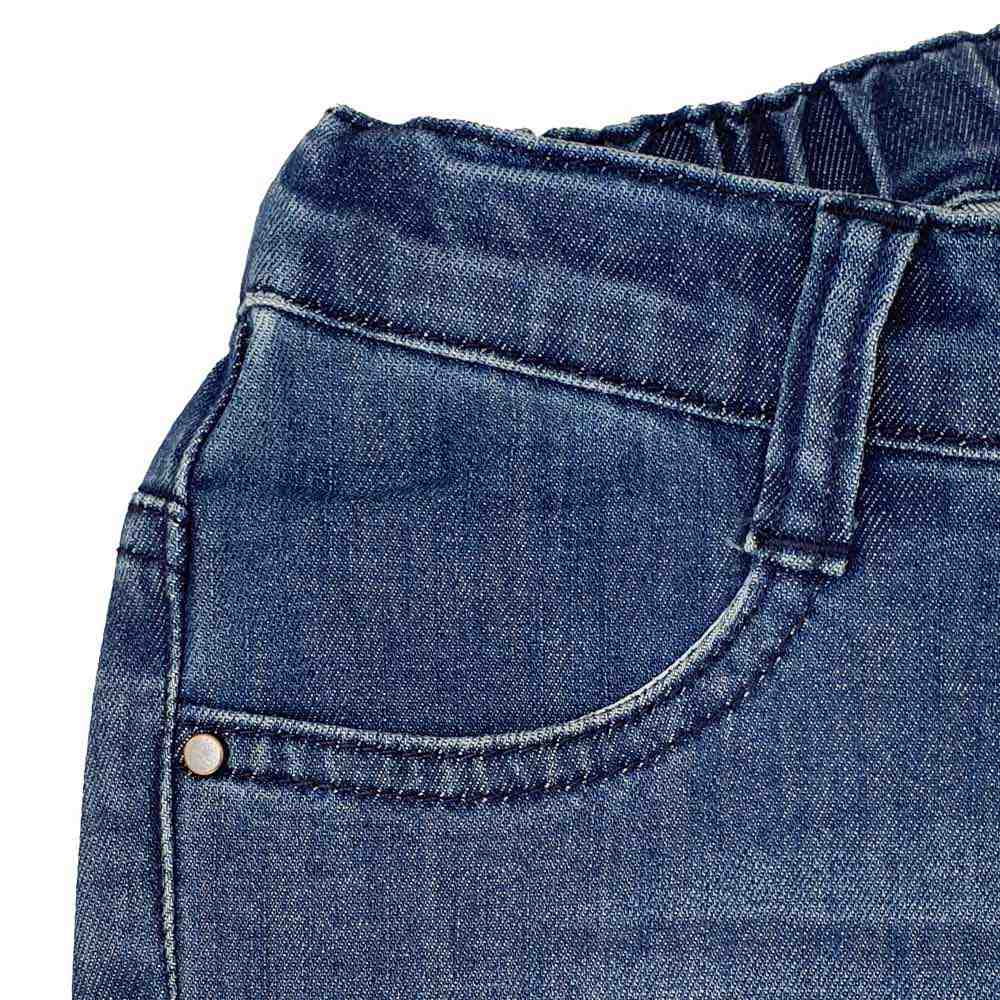Junior's Stretch Denim Jeans with Elastic Waist and Taper Fit - Giordano Online