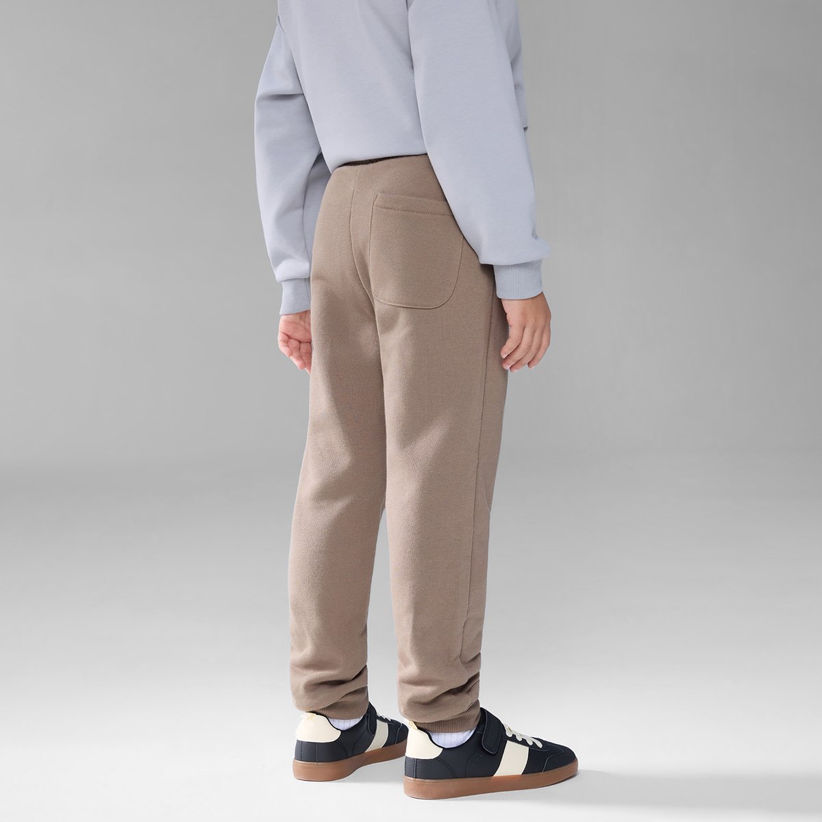 Junior's Tapered Fit French Terry Jogger with Elastic Waist - Giordano Online