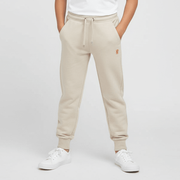 Junior's Tapered Fit French Terry Jogger with Elastic Waist - Giordano Online