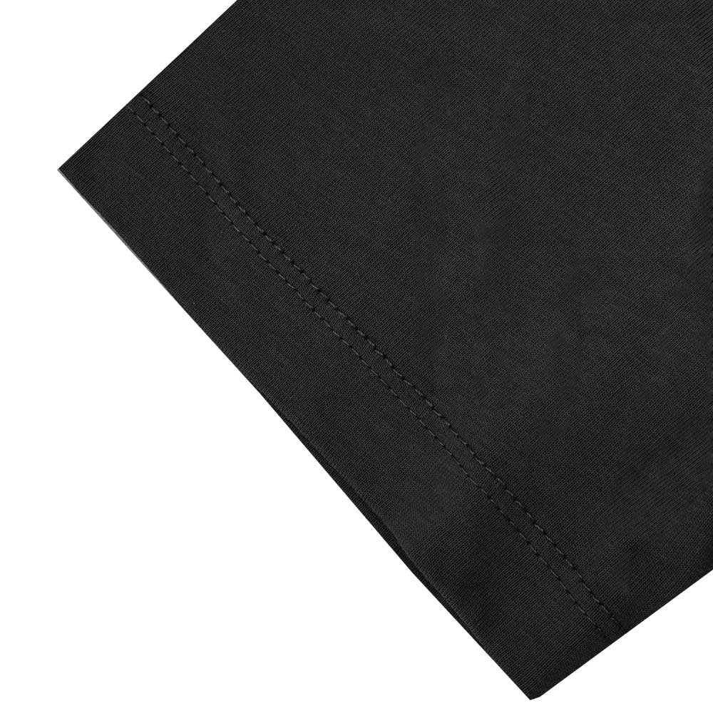 Kid's Cotton Jersey Crew Neck Printed Short Sleeve Tee - Black - Giordano Online