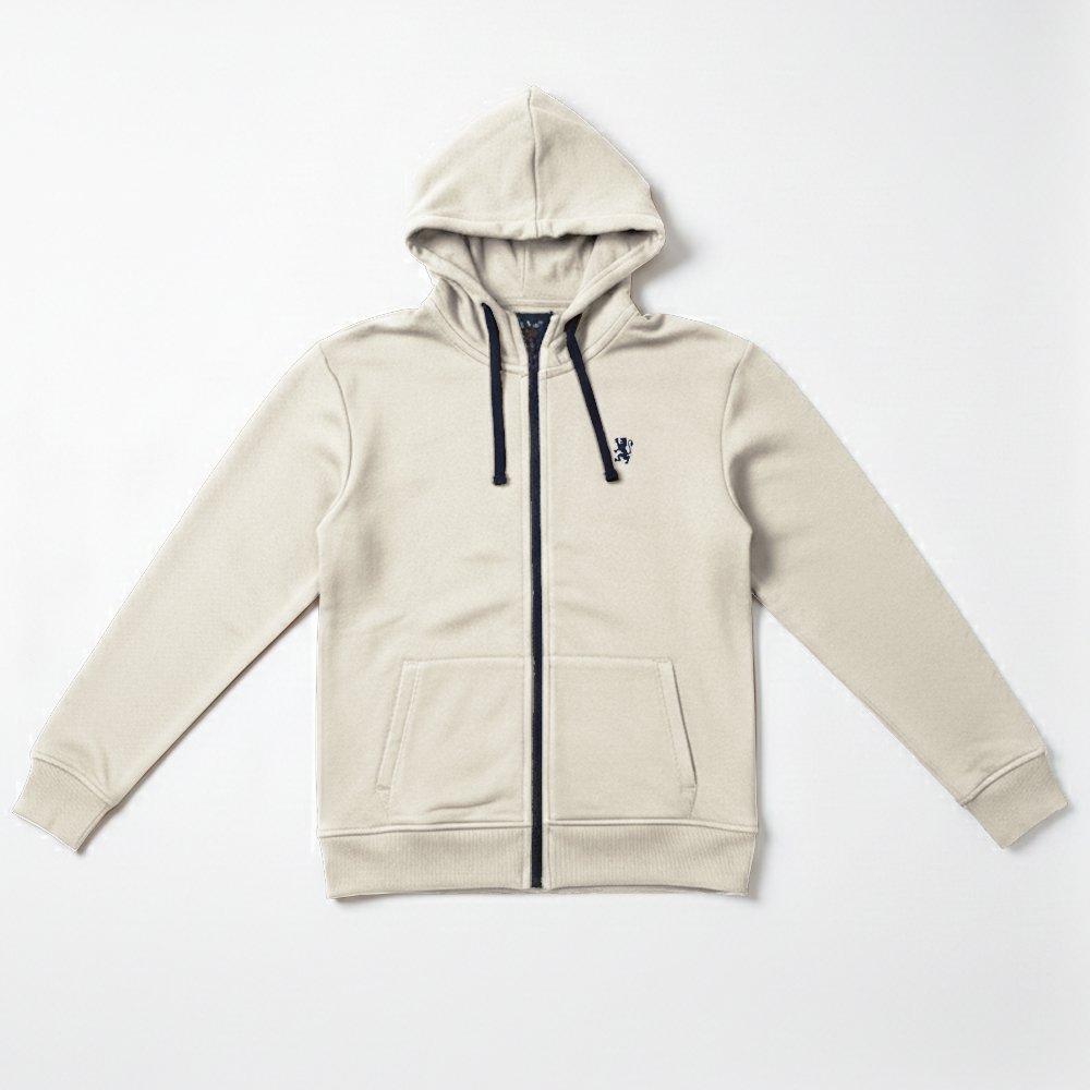 Kids’ French Terry Hoodie Jacket with Full - Zip Closure - Giordano Online
