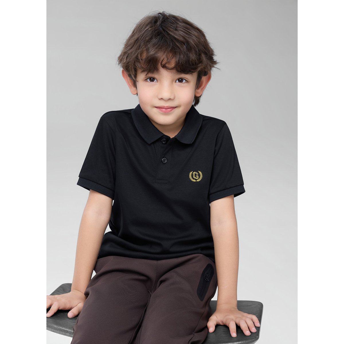 Kids' Slim Fit Liquid Touch Cotton Polo - Giordano Online