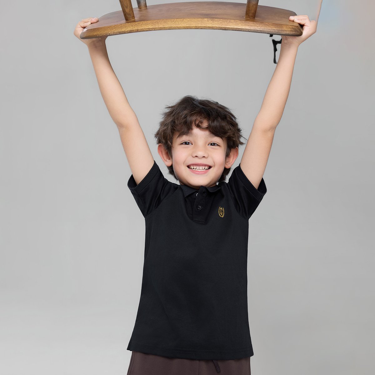 Kids' Slim Fit Liquid Touch Cotton Polo - Giordano Online