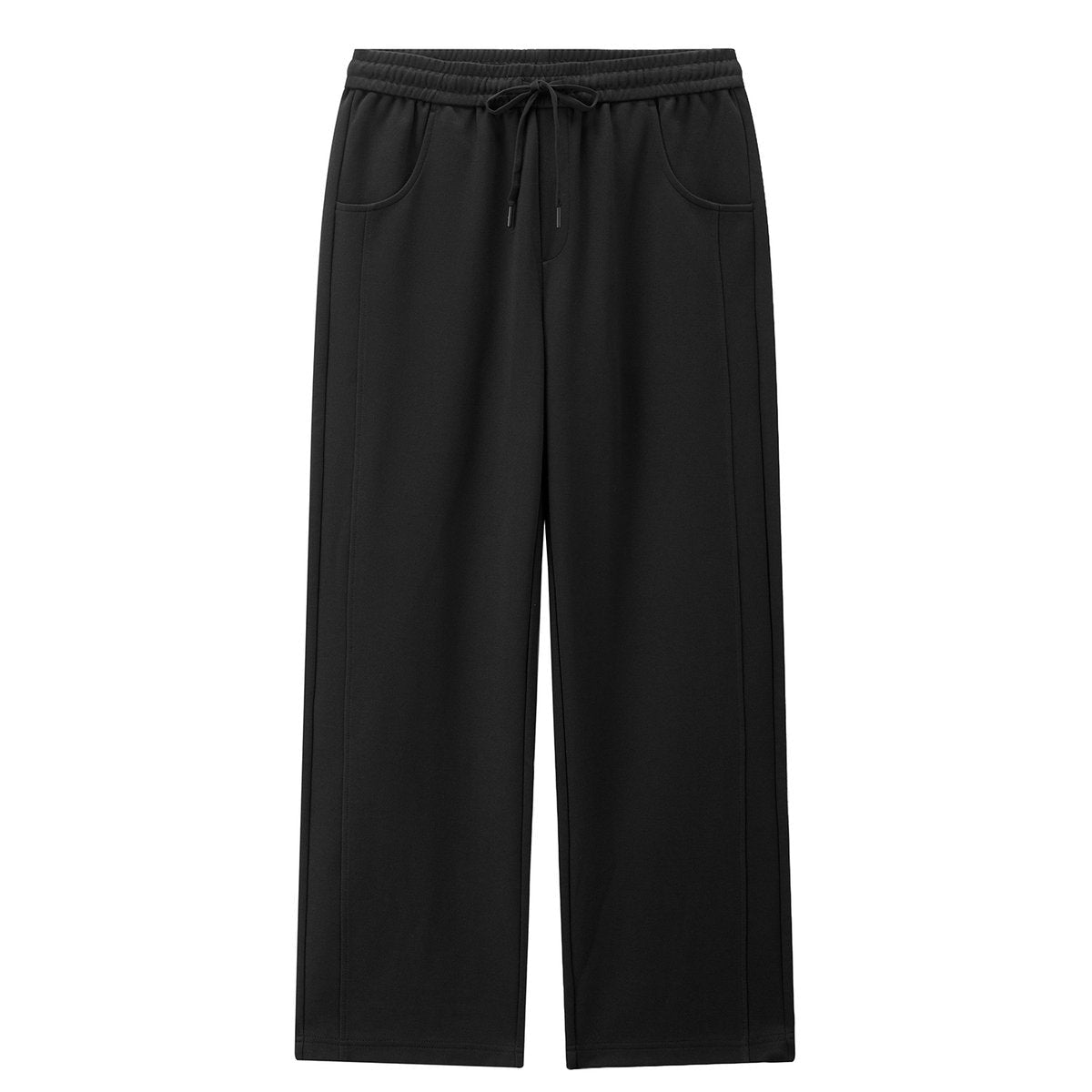 Men Mid‑Rise Regular Fit Elastic Waist Pants - Giordano Online