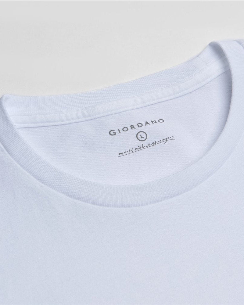 Men's 3 Pack Crew Neck T-Shirt - Giordano Online