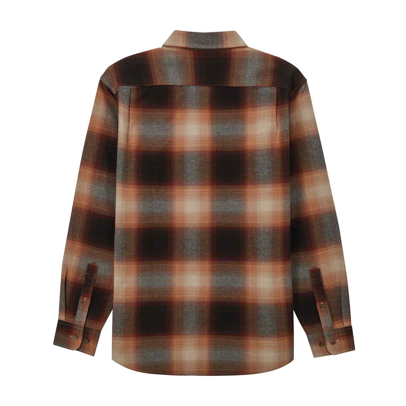 Men's Basket Weave Full Opening Long Sleeve Shirt - Giordano