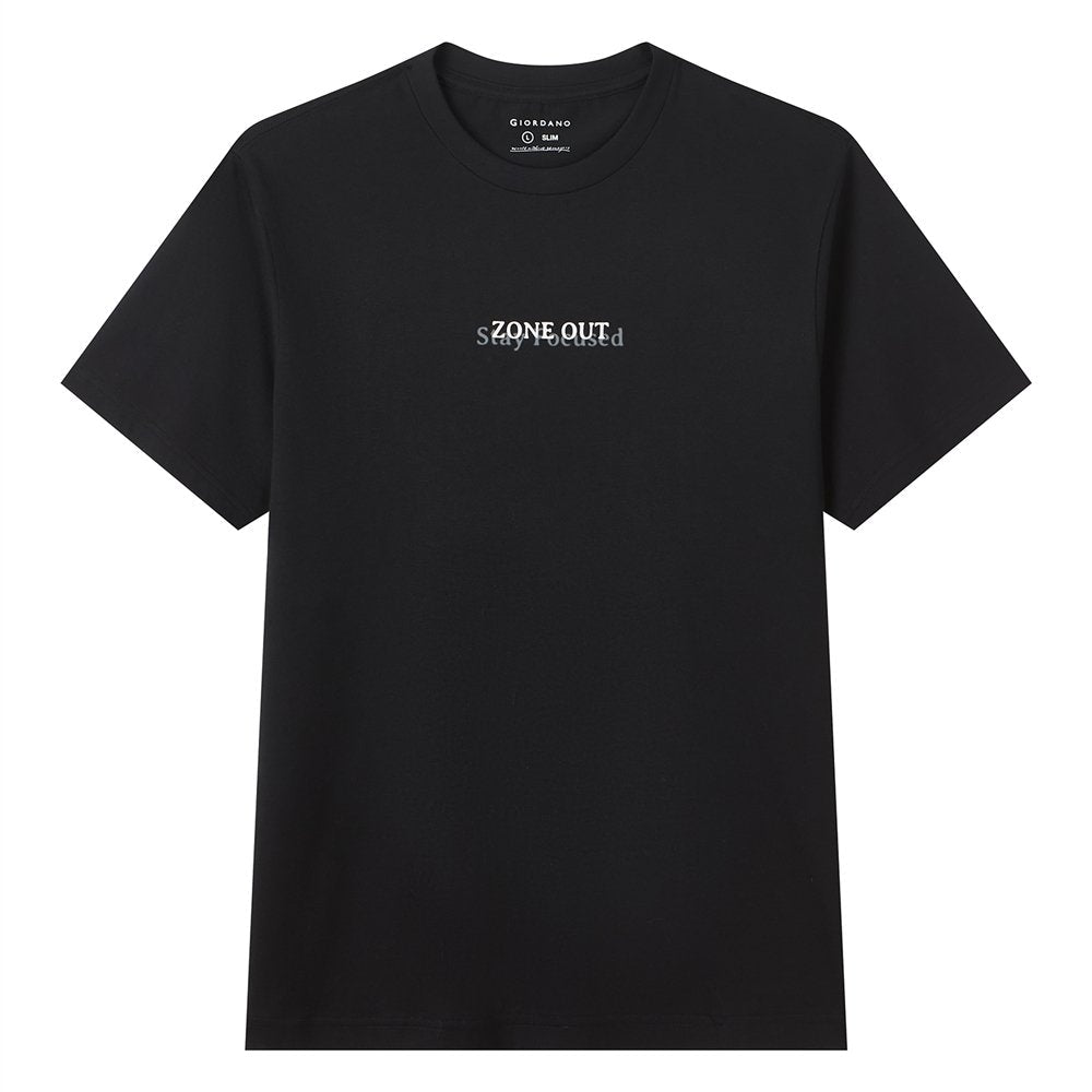 Men's Cotton Jersey Crew Neck Print Tee - Giordano Online