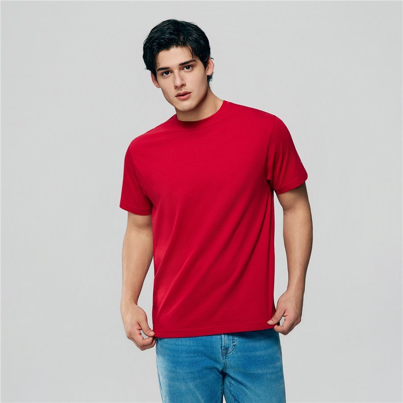Men's Cotton Jersey Crew Neck Tee - Giordano Online