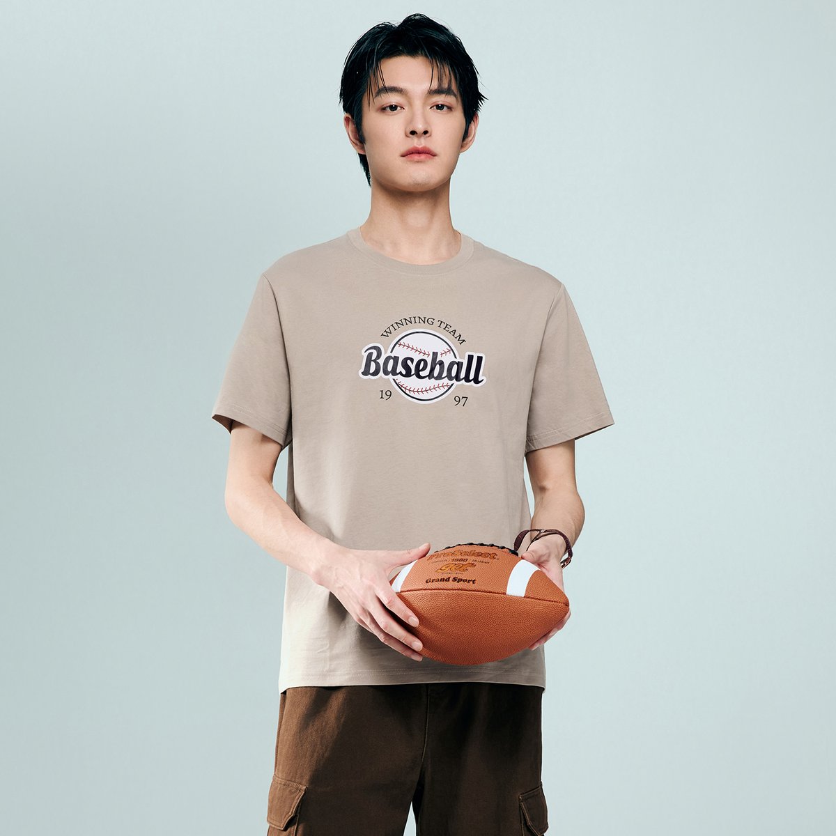 Men's Cotton Jersey Crew‑Neck Print Tee - Giordano Online