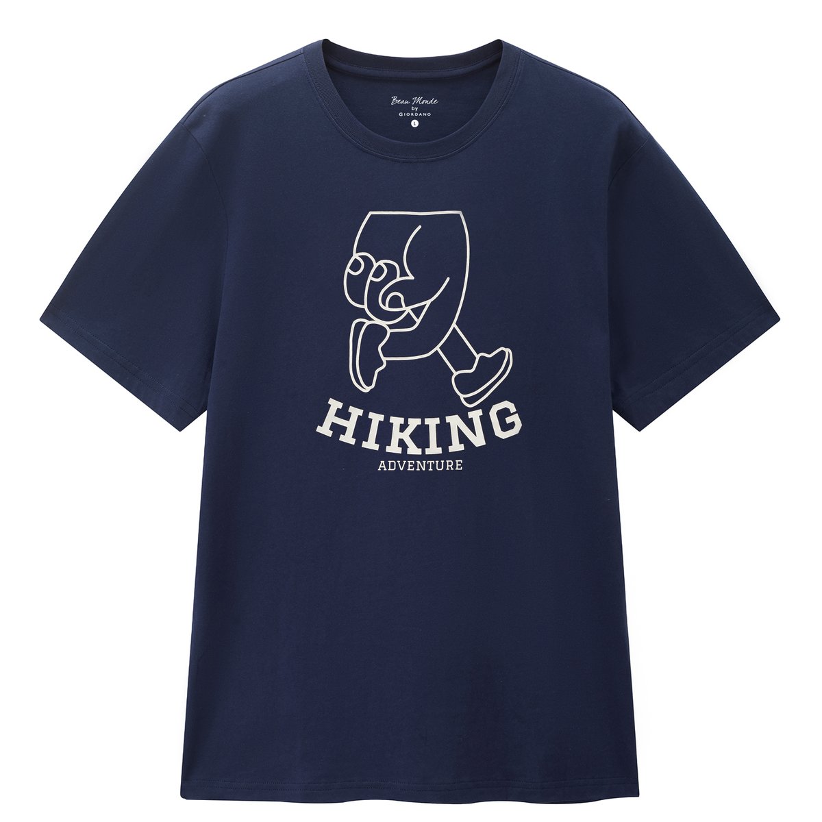 Men's Cotton Jersey Crew‑Neck Print Tee - Giordano Online