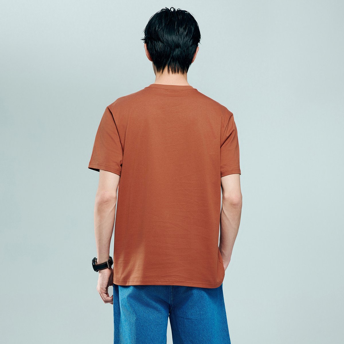 Men's Cotton Jersey Crew‑Neck Print Tee - Giordano Online