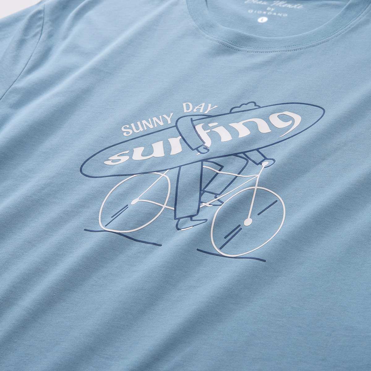 Men's Cotton Jersey Crew‑Neck Print Tee - Giordano Online