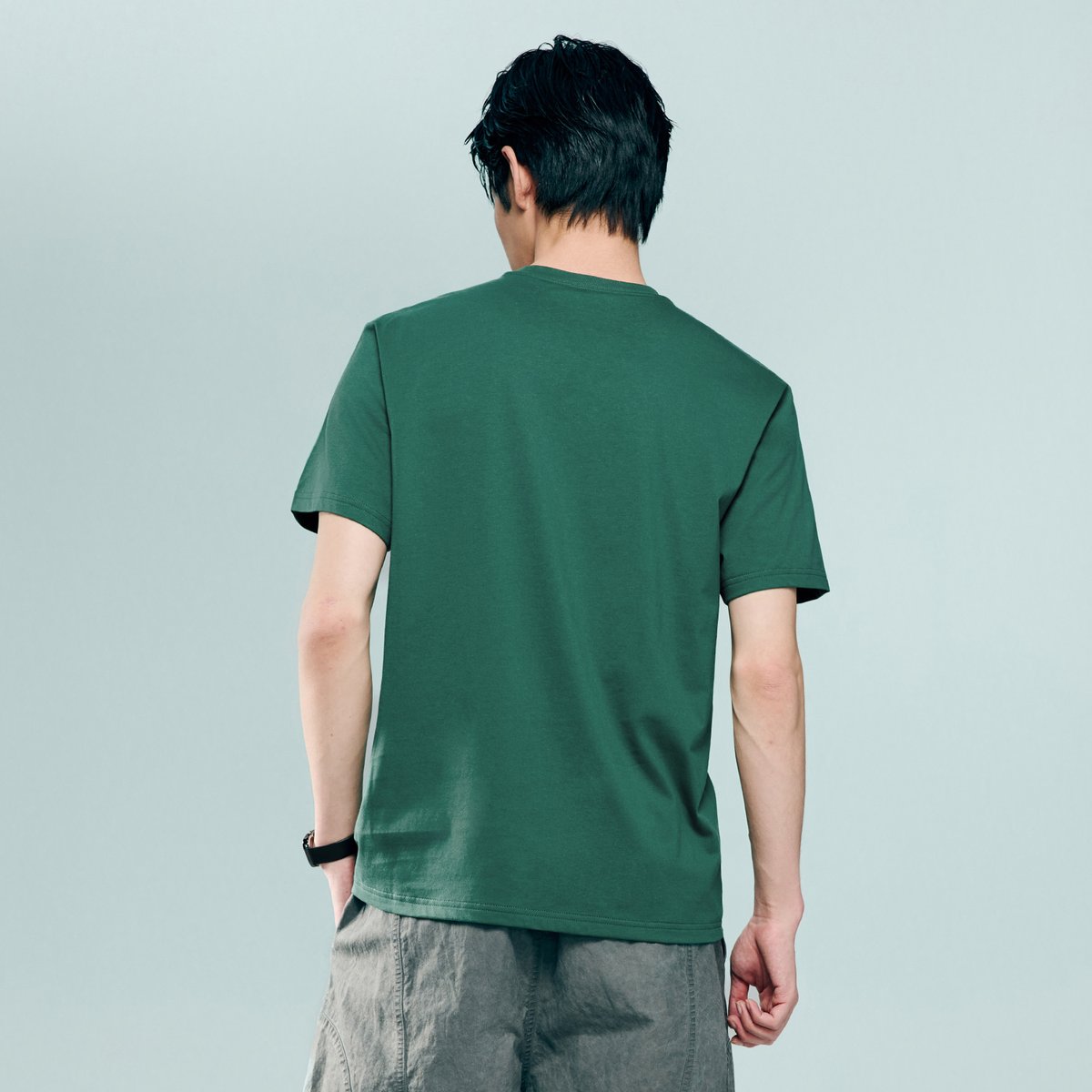 Men's Cotton Jersey Crew‑Neck Print Tee - Giordano Online