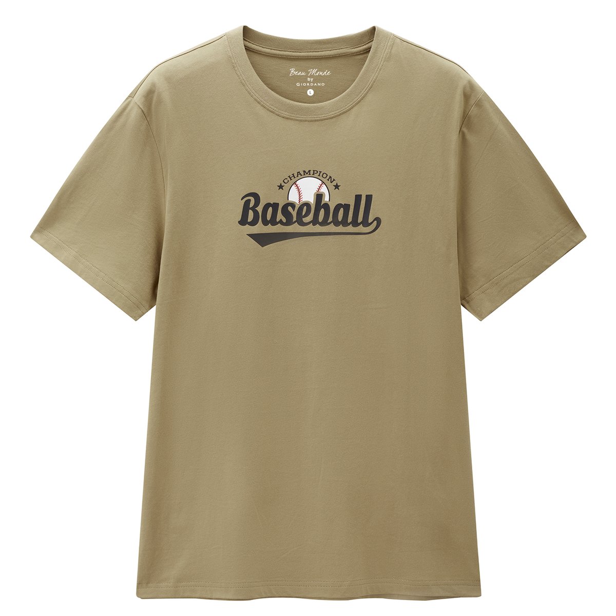 Men's Cotton Jersey Crew‑Neck Print Tee - Giordano Online