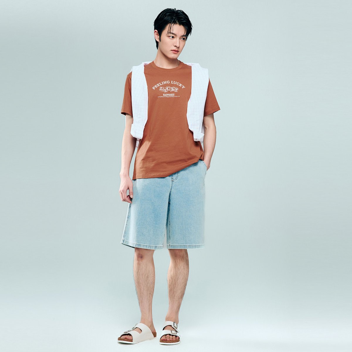Men's Cotton Jersey Crew‑Neck Print Tee - Giordano Online