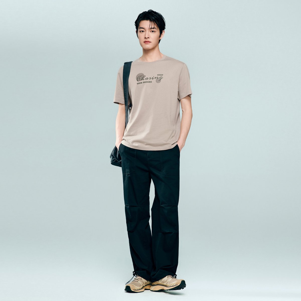 Men's Cotton Jersey Crew‑Neck Print Tee - Giordano Online