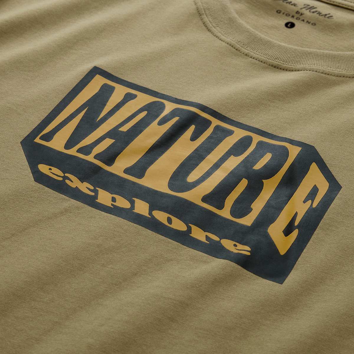 Men's Cotton Jersey Crew‑Neck Print Tee - Giordano Online