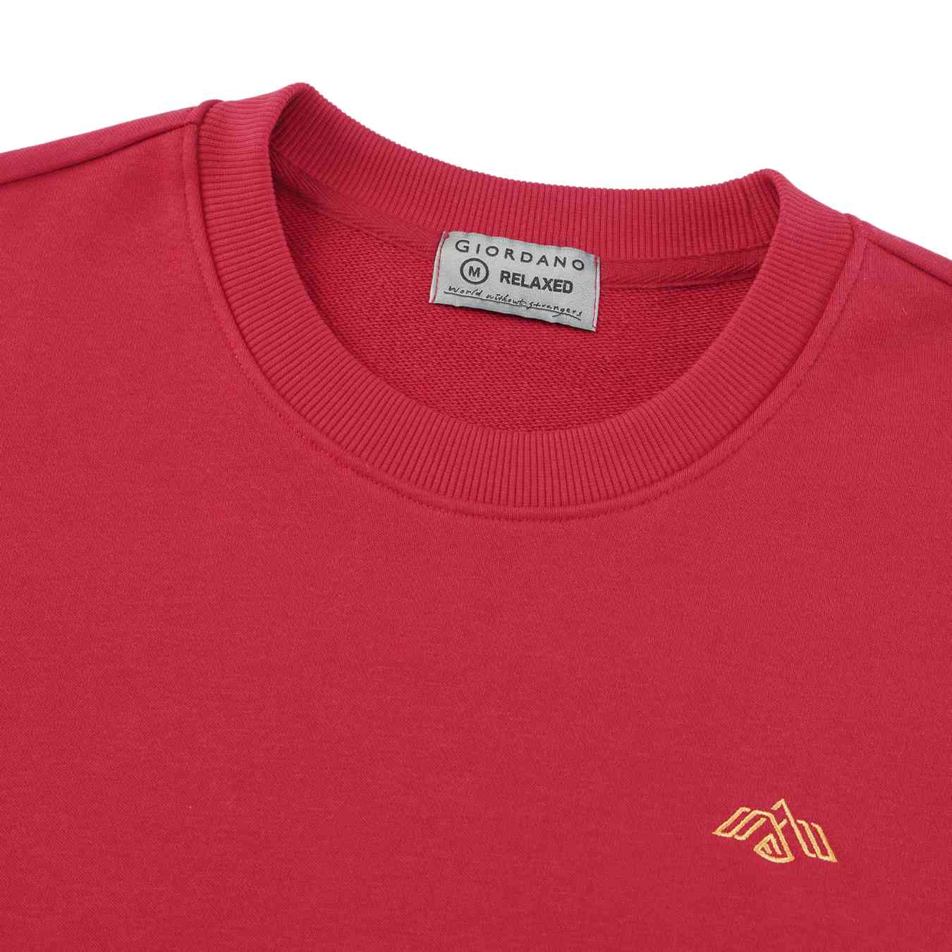 Men’s Cotton Polyester French Terry Crew Neck Sweatshirt - Giordano Online