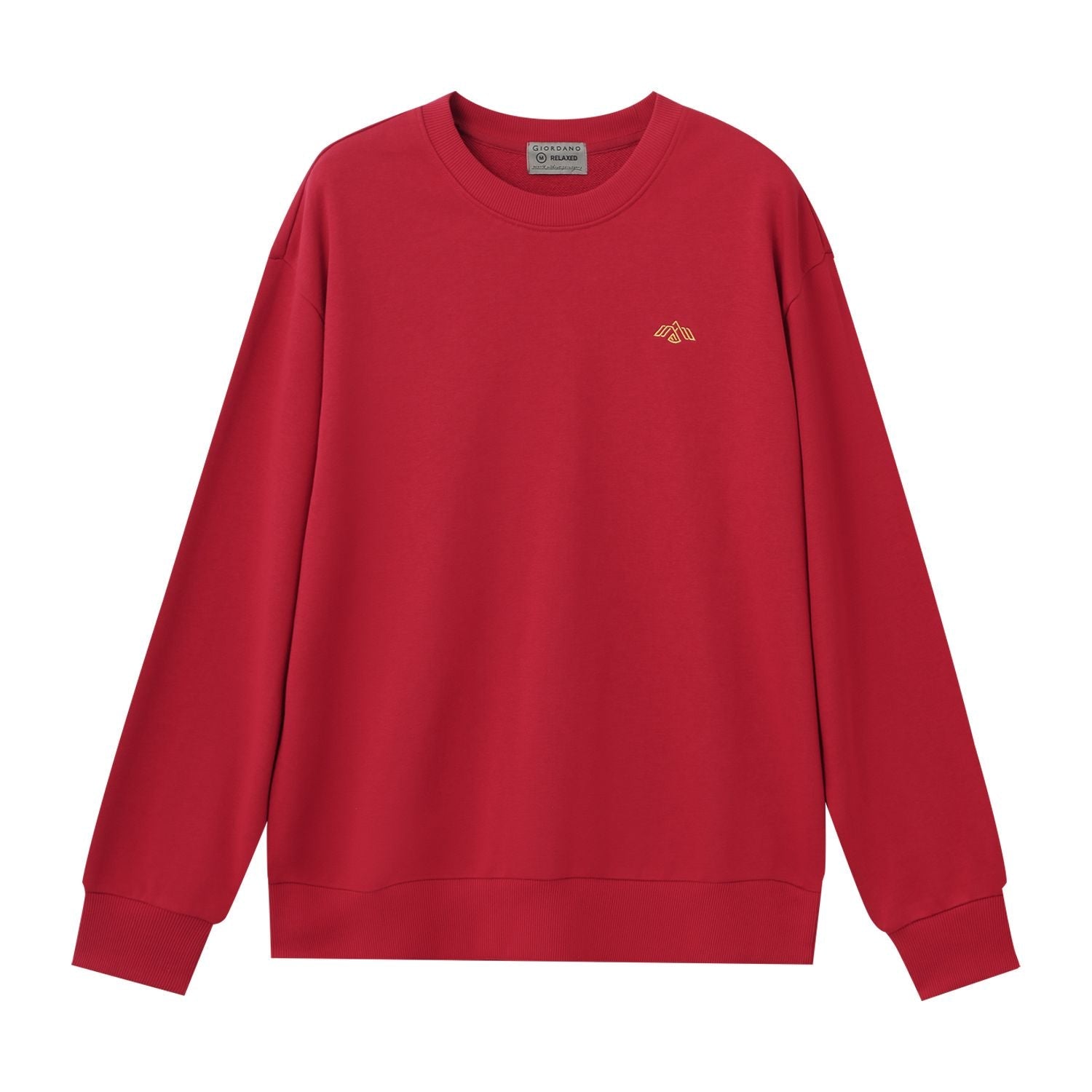 Men’s Cotton Polyester French Terry Crew Neck Sweatshirt - Giordano Online