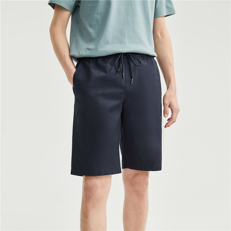 Men's Cotton Twill Mid Rise Shorts - Giordano Online