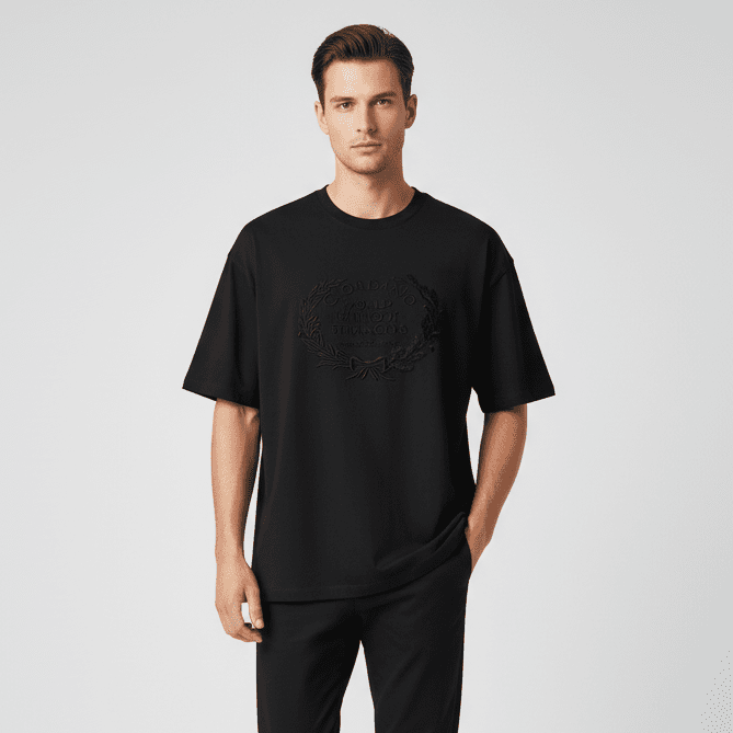 Men’s Crew Neck Short Sleeve Relax Fit Print Tee - Giordano Online