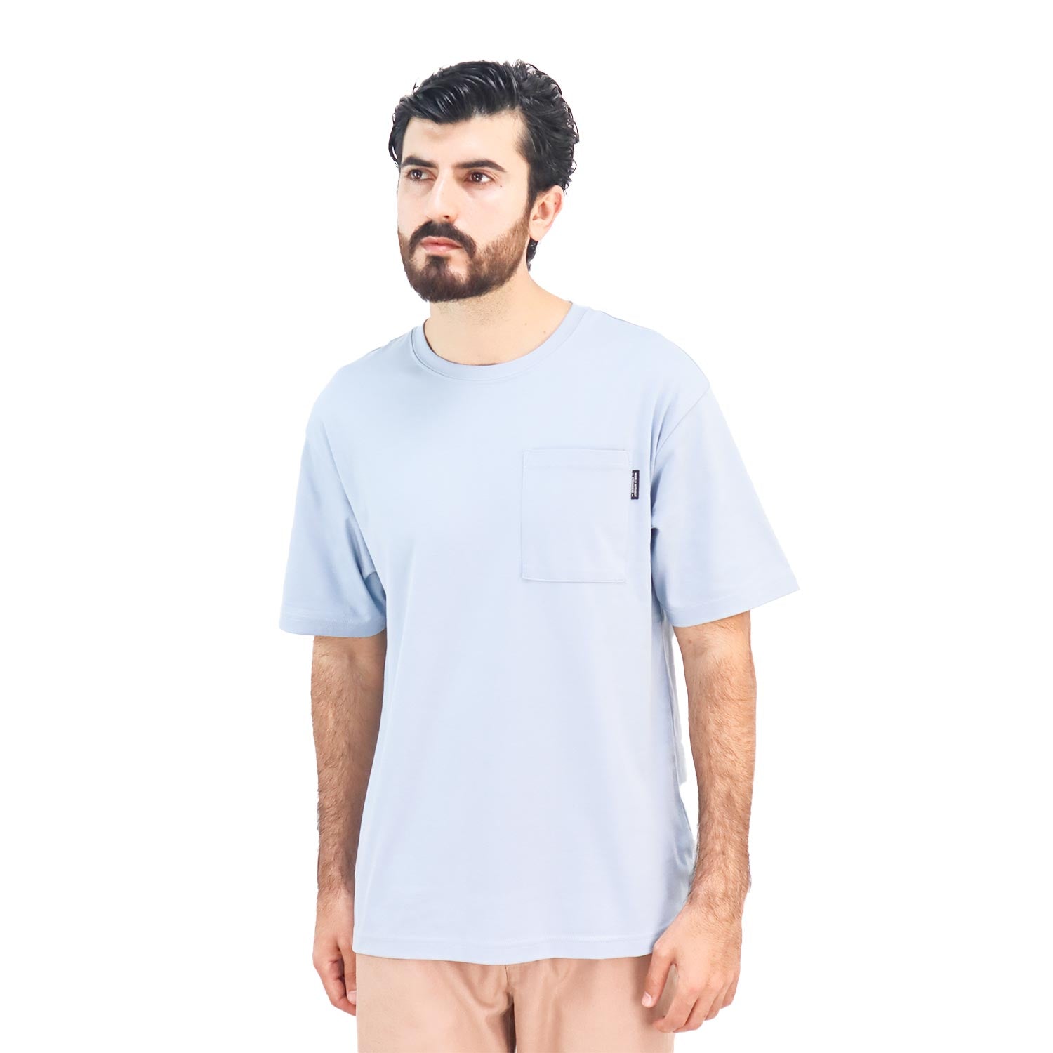 Men's Crew neck Tees - Blue - Giordano Online