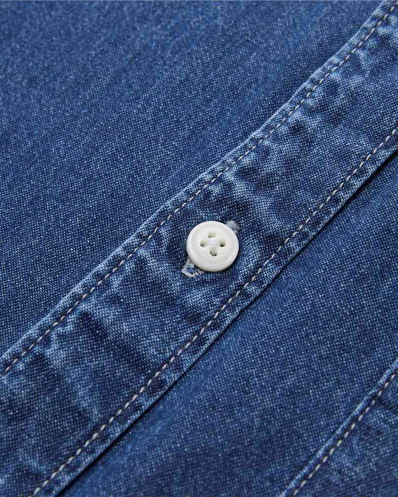 Men's Denim Relax Fit Shirt - Giordano Online