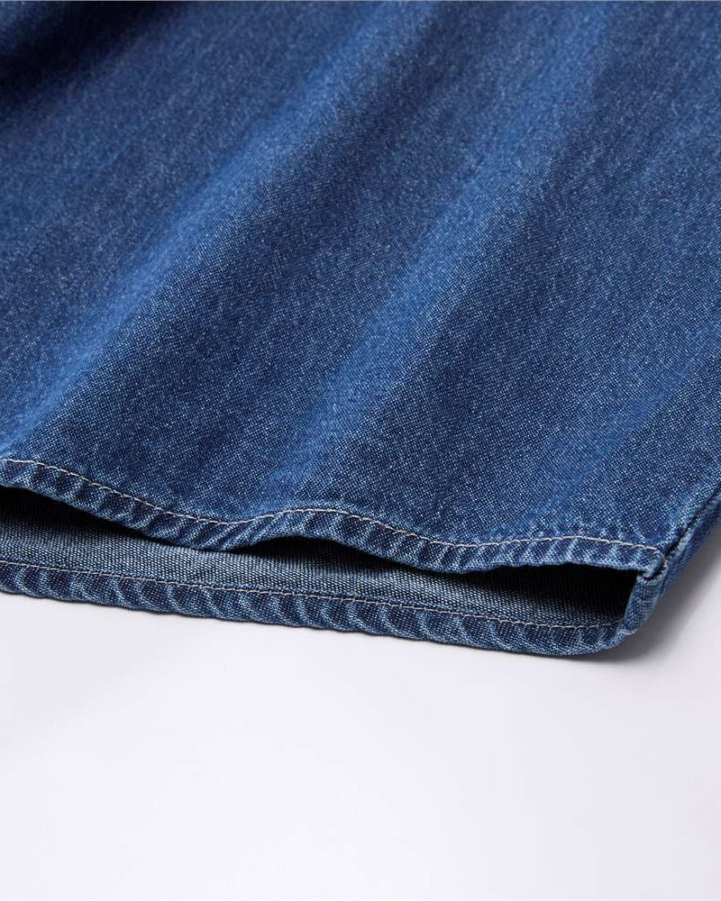 Men's Denim Relax Fit Shirt - Giordano Online