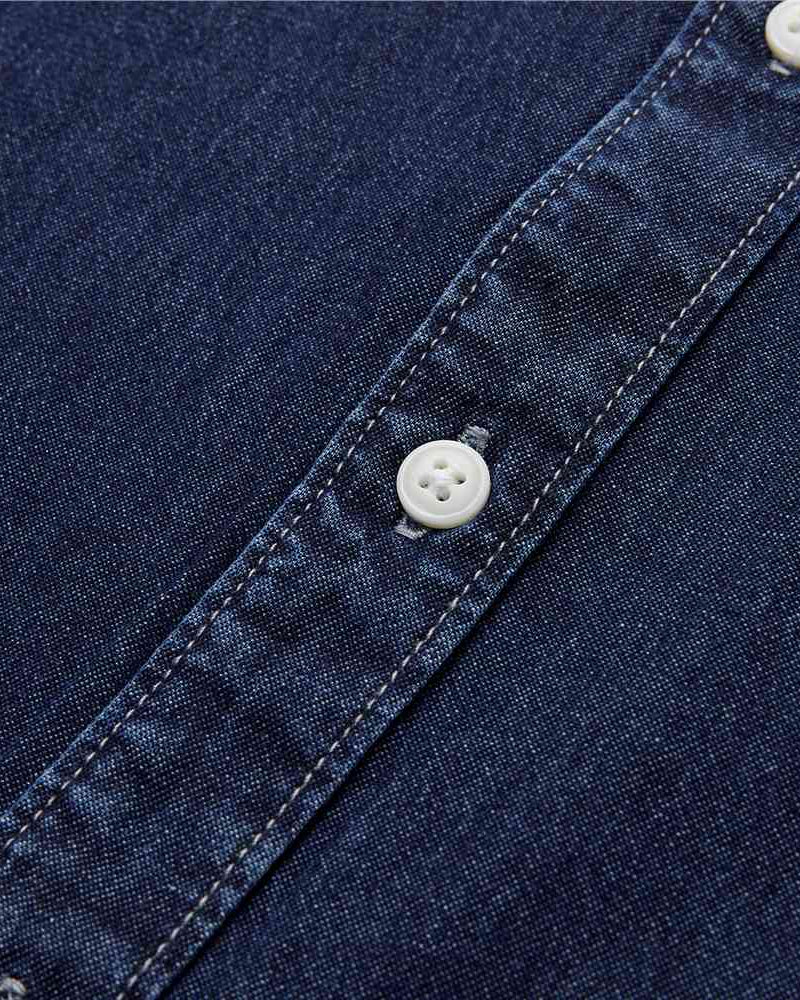 Men's Denim Relax Fit Shirt - Giordano Online