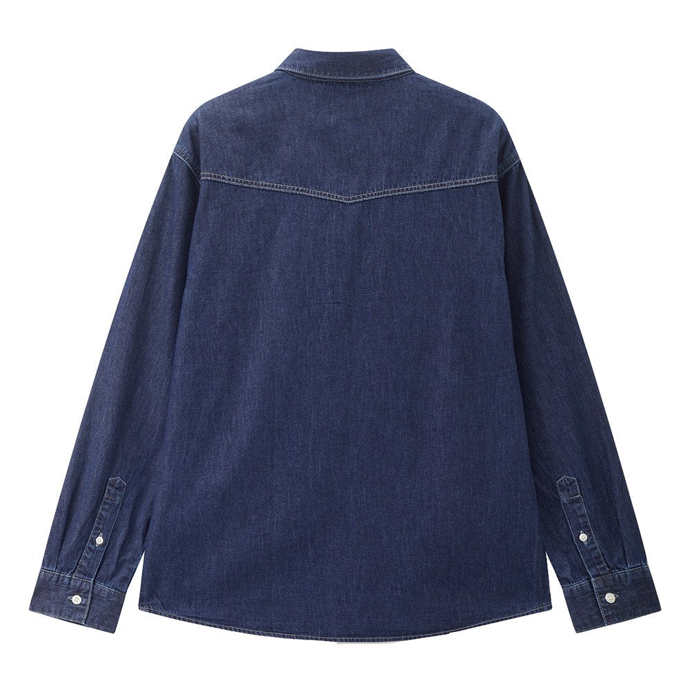 Men's Denim Relax Fit Shirt - Giordano Online