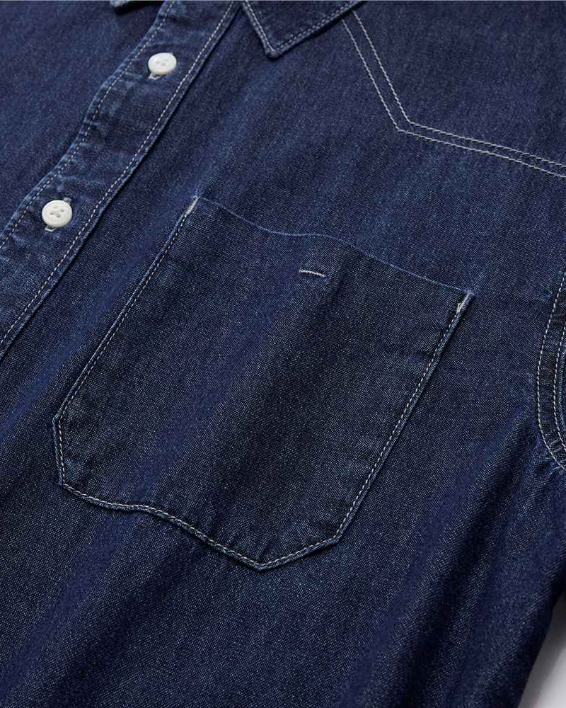 Men's Denim Relax Fit Shirt - Giordano Online