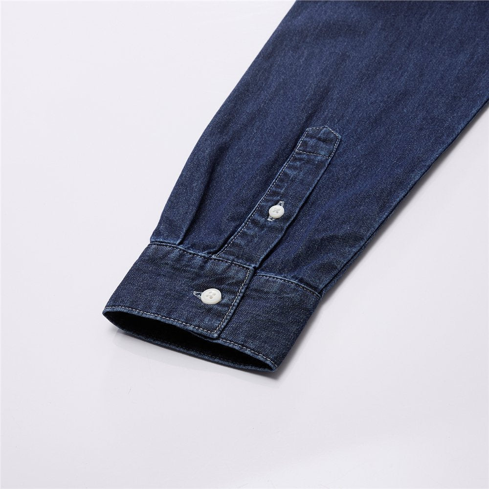 Men's Denim Relax Fit Shirt - Giordano Online