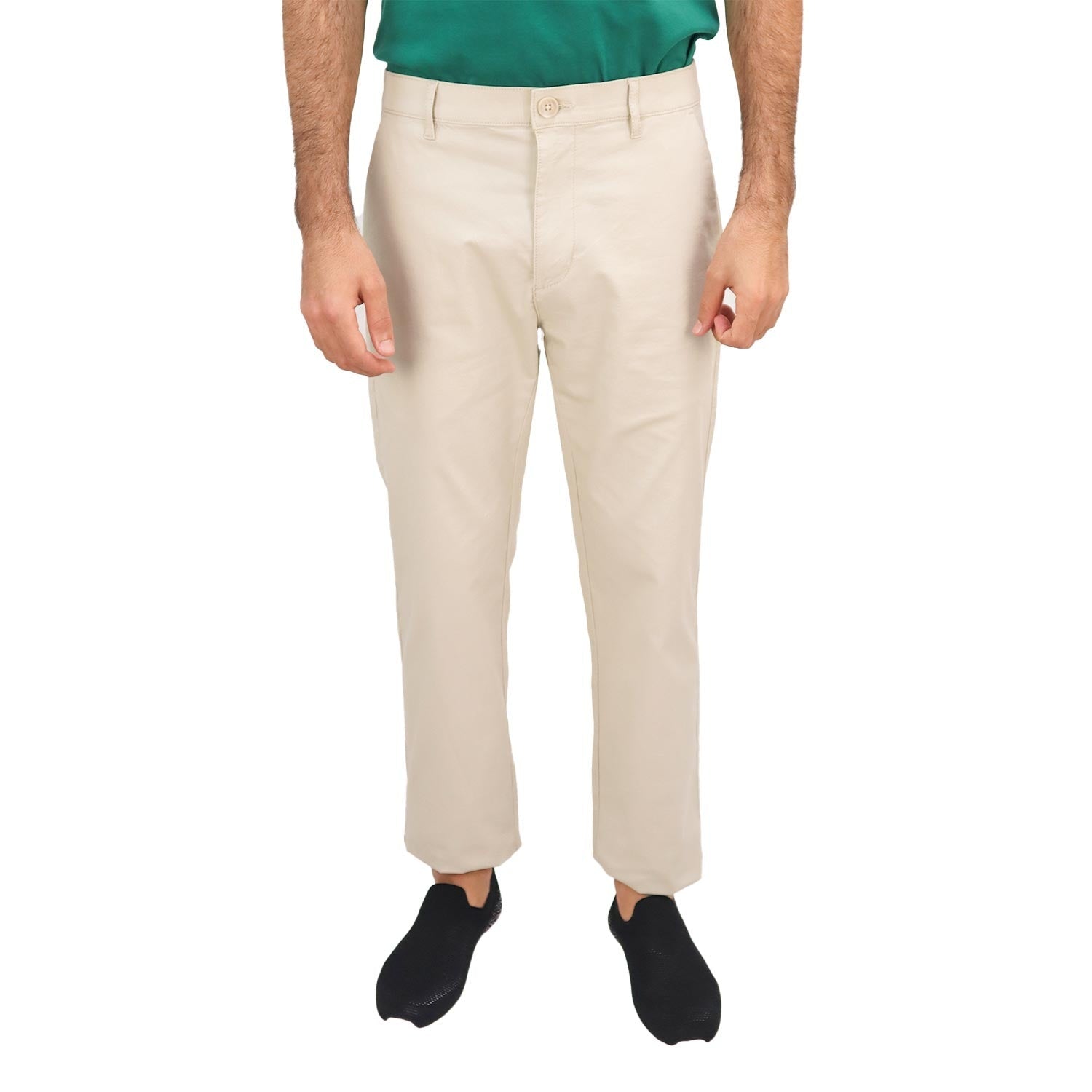 Men's Elastic Waist Khakis - Giordano Online