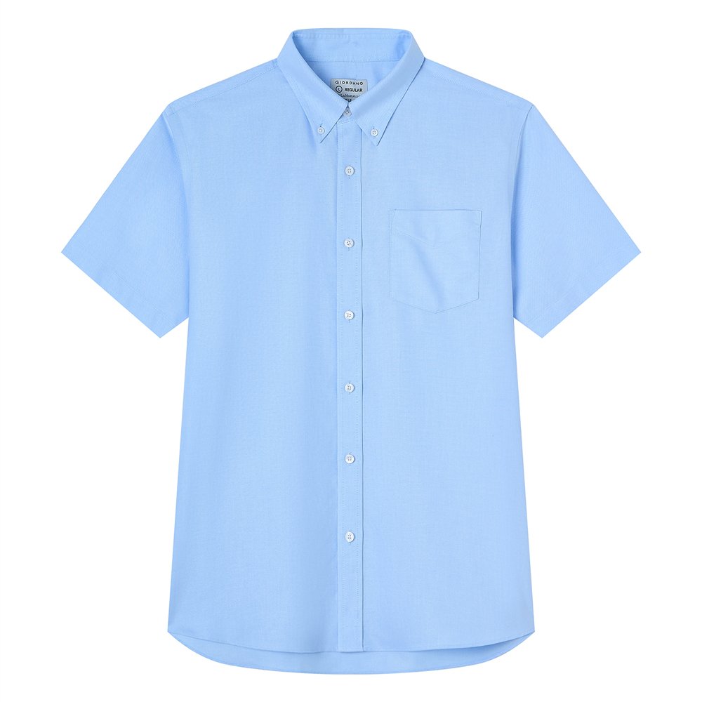 Men's Half Sleeve Wrinkle Free Shirt - Giordano Online